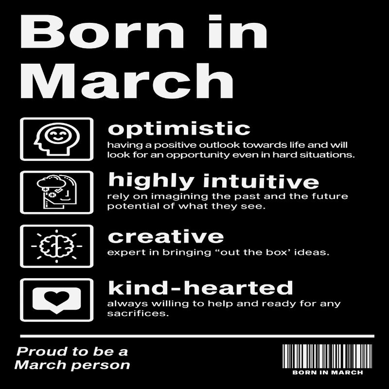 Born in March