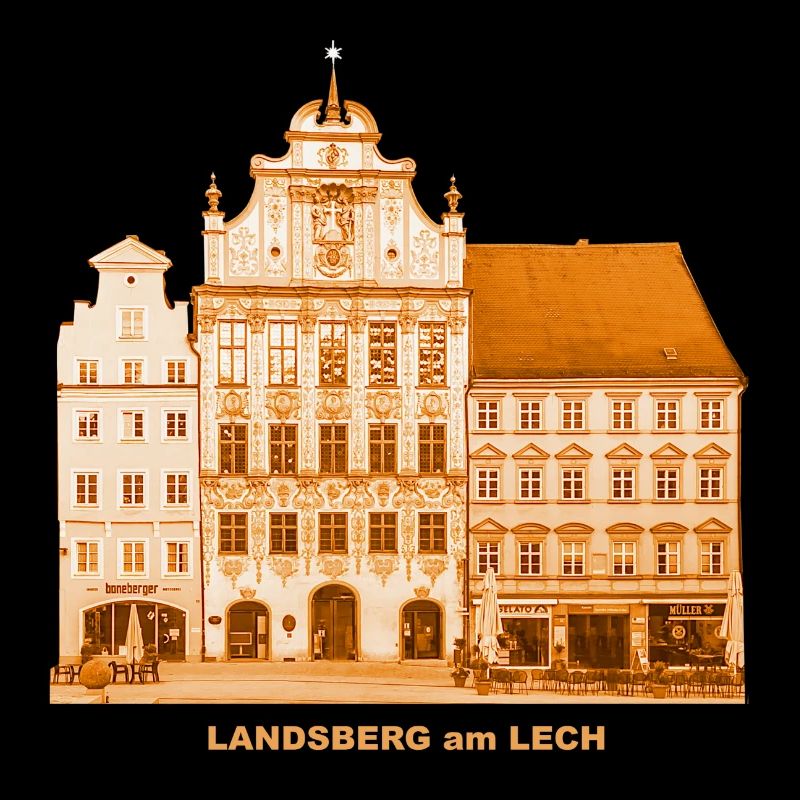 Landsberg am Lech Rathaus Bayern Oberbayern
