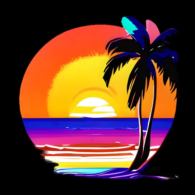 Plage Palmiers Vacances d’été Île Soleil Palmier
