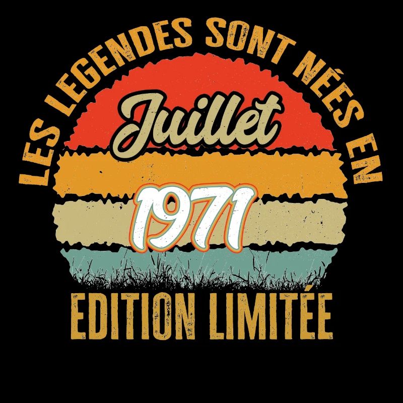 Légendes sont née en juillet 1971 édition limitée