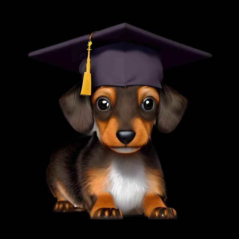 Bachelor Dachshund Graduation University