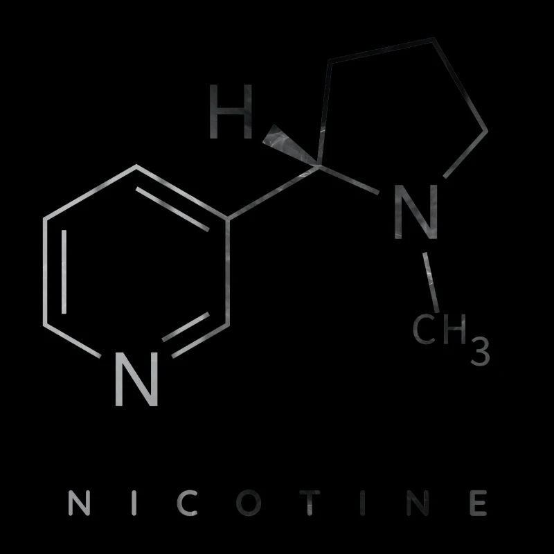 Nikotin-Molekül