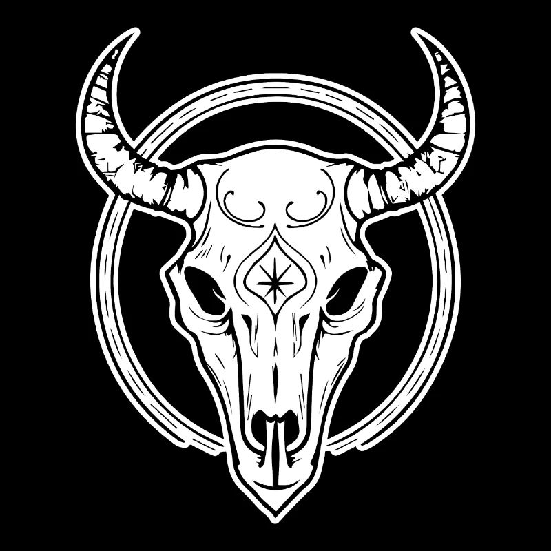 Cow Skull Boho