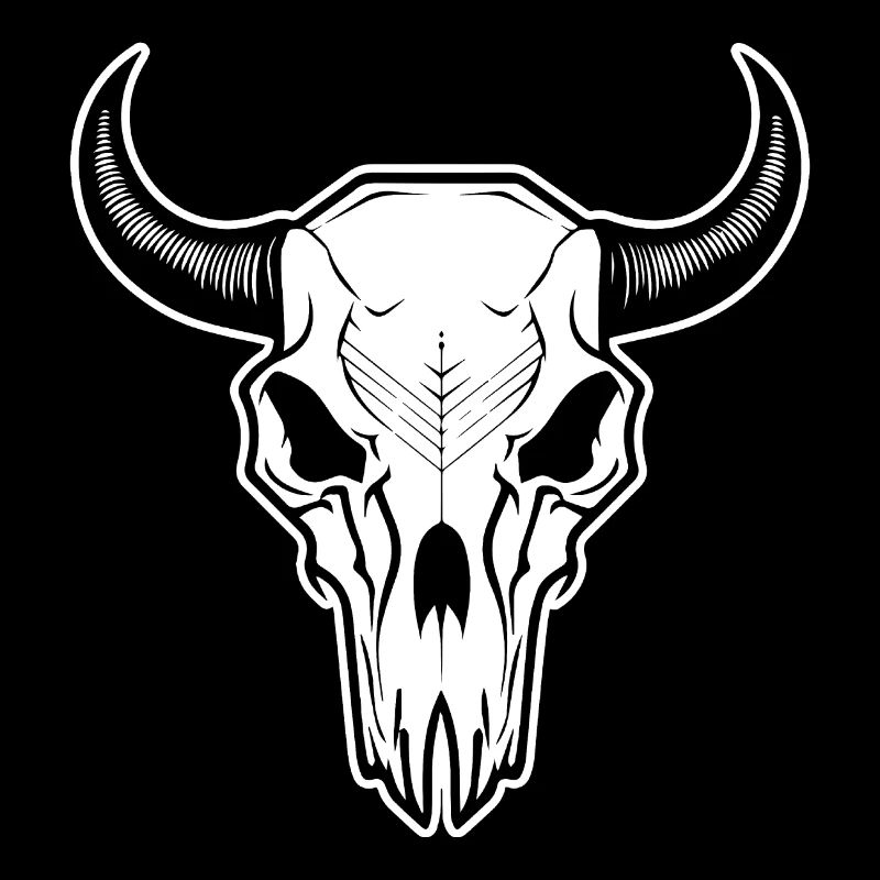 Cow Skull Boho
