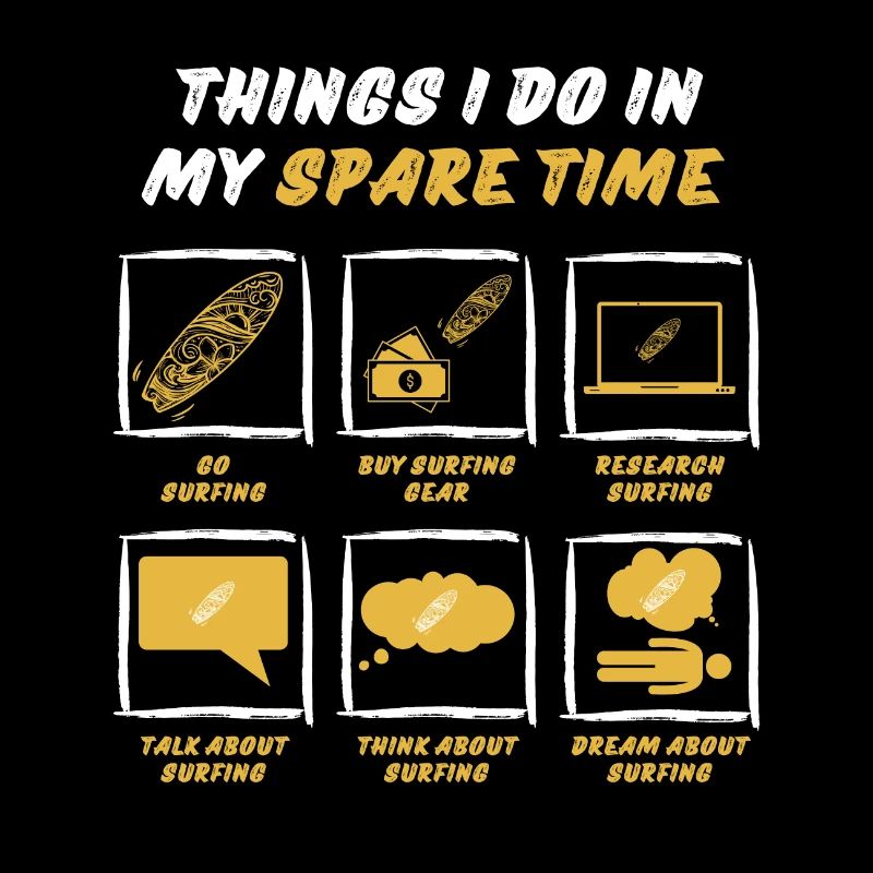 SURFING IN SPARE TIME