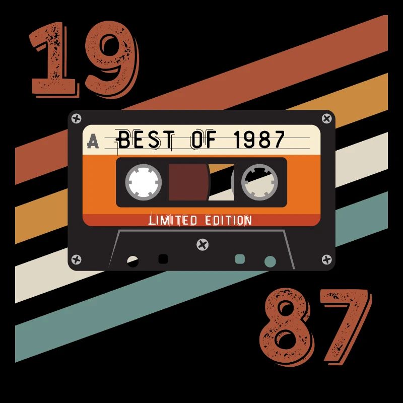 1987 Retro-Vintage-Jubiläum