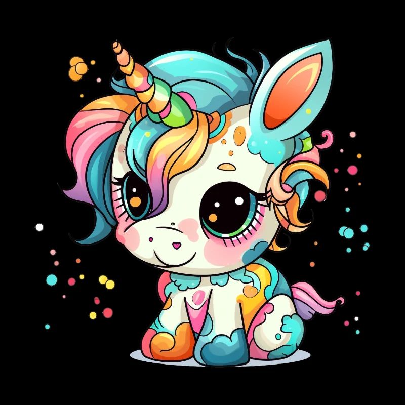 ErSa Solutions. Buntes Einhornjunges