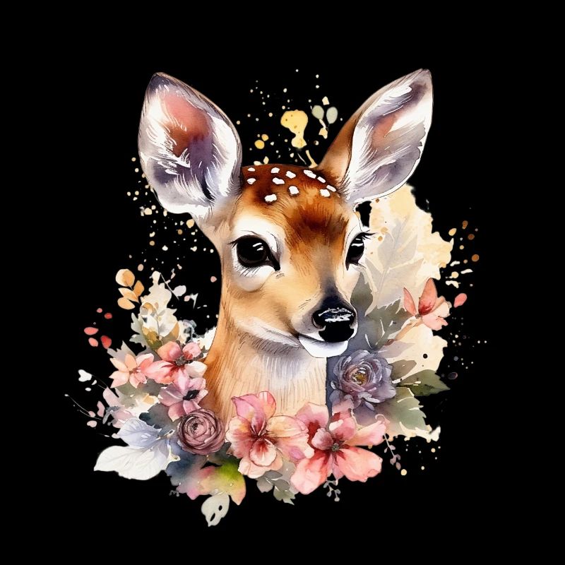 Flower deer