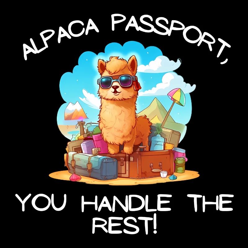 Aventure cool tu dis Alpaga Mes sacs Tee Kids