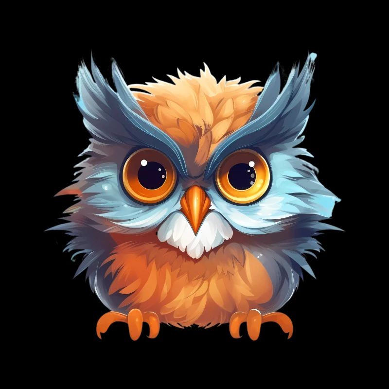 Niedliche Wachsame Eule | Nachtschwärmer Eule