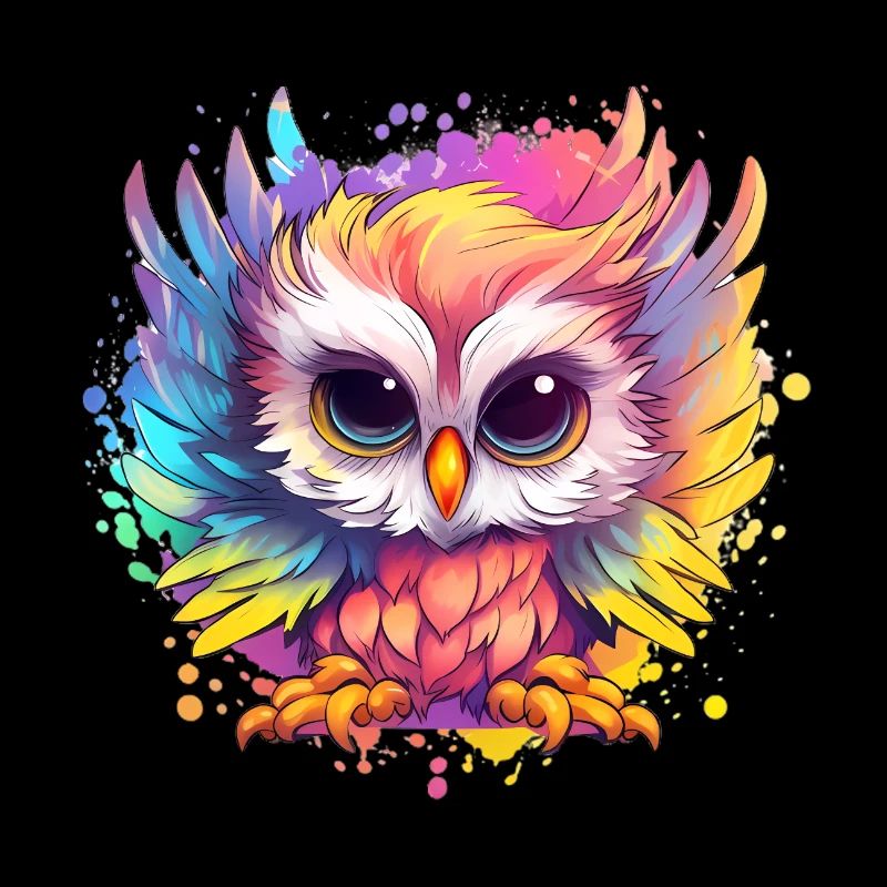 Niedliche Wachsame Eule | Nachtschwärmer Eule