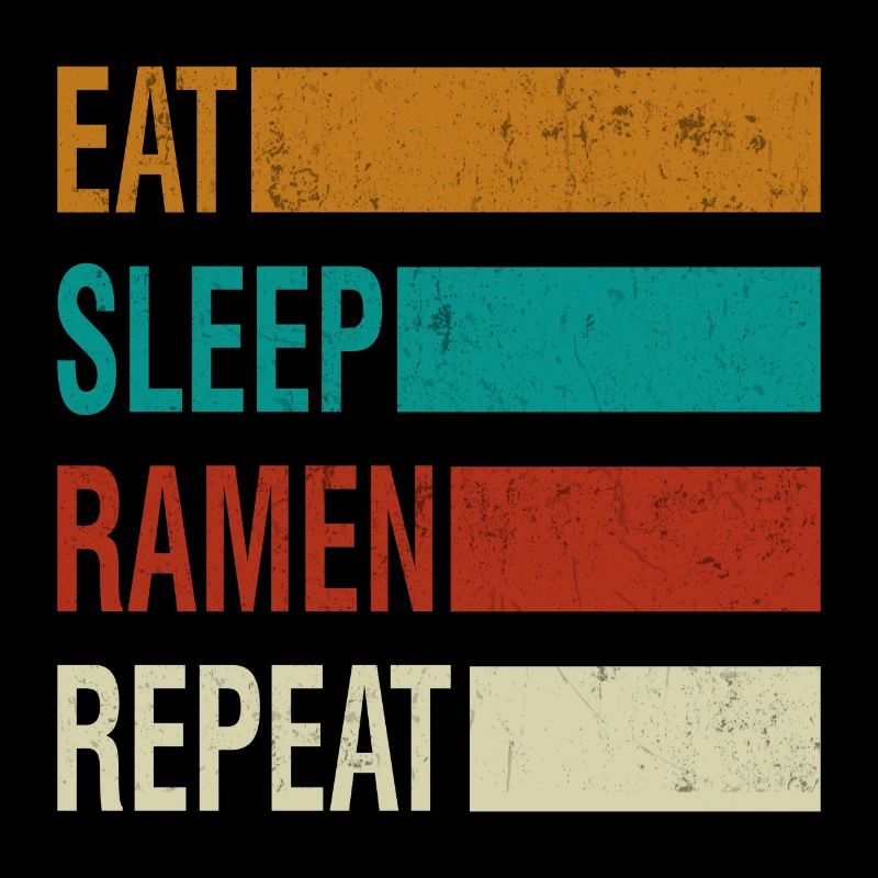 Manger des ramen de sommeil répéter