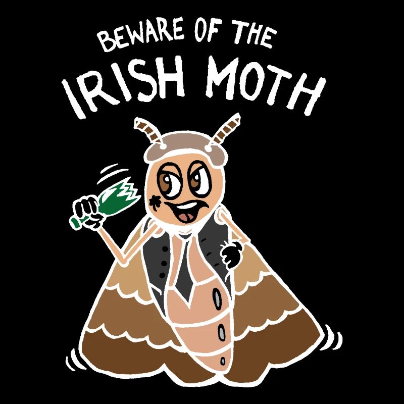 Beware of the Irish Moth / Mob (White)