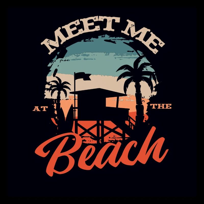 Triff mich am Strand