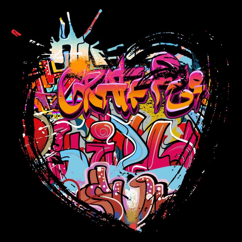 Graffiti-Stil Splash Hip-Hop-Farben Malerfarbe