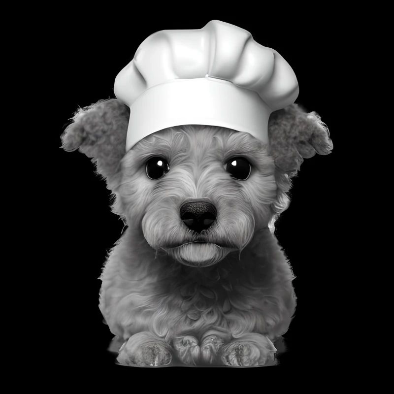 Caniche Propriétaire de chien Cuisiniers Caniche Chiot Chiot Chiot Chiot
