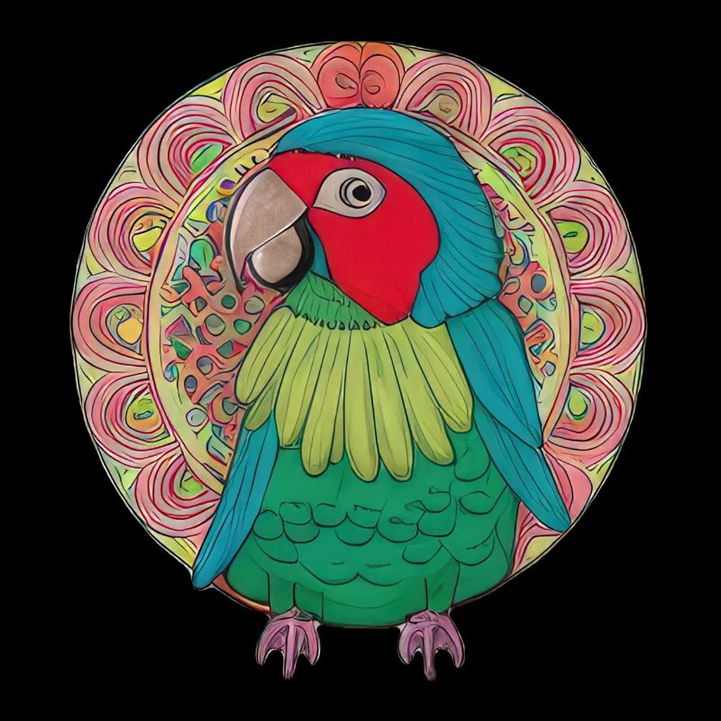 schöner heller Papagei |