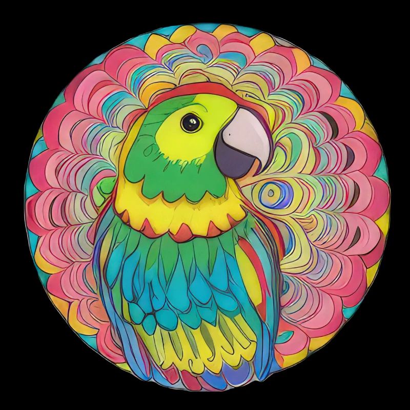 beautiful bright parrot |