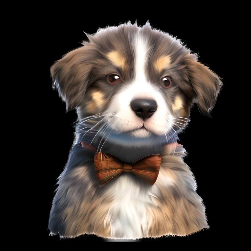 Propriétaire de chien chiot berger australien