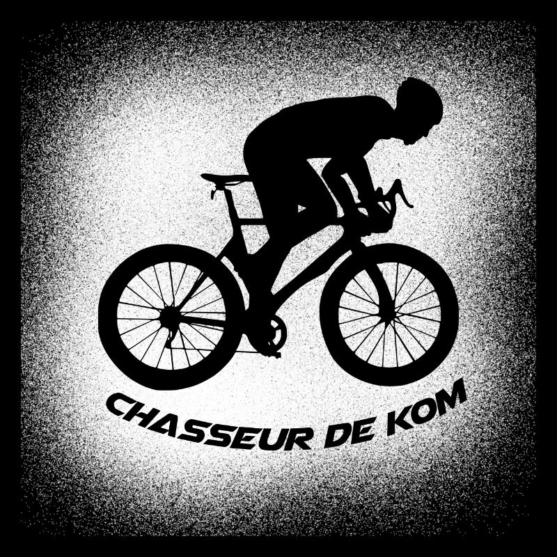 cycliste graffiti chasseur de kom