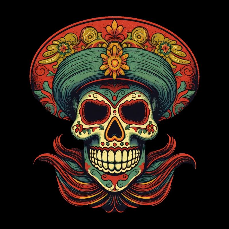 Crâne de Cinco de Mayo