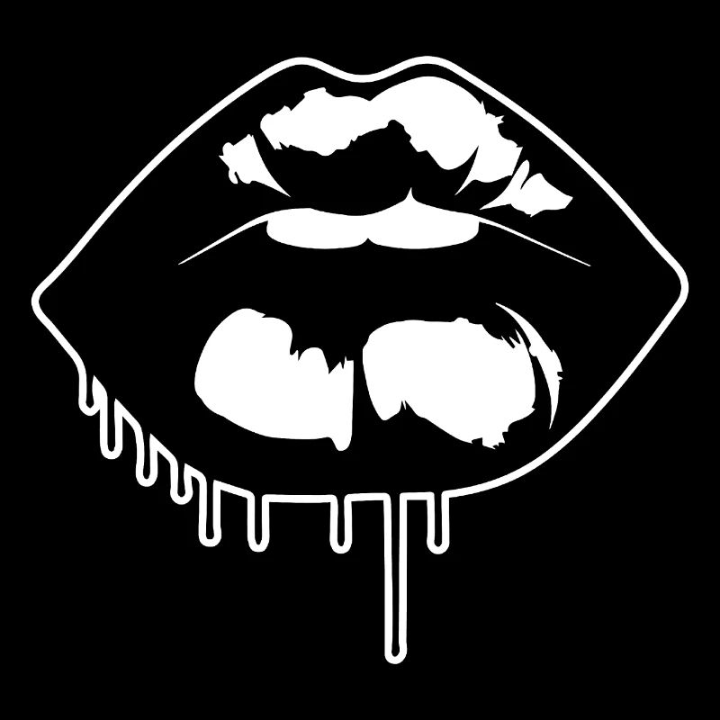 Lèvres, bouche, baisers lèvres