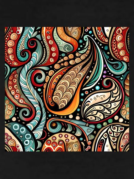 Zentangle Paisley Pattern