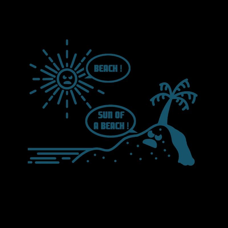 BEACH ! SUN OF A BEACH ! (plage, été, vacances)