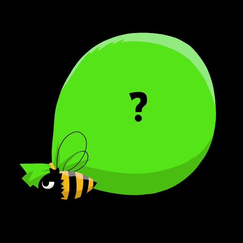 Bee & big mysterious bag