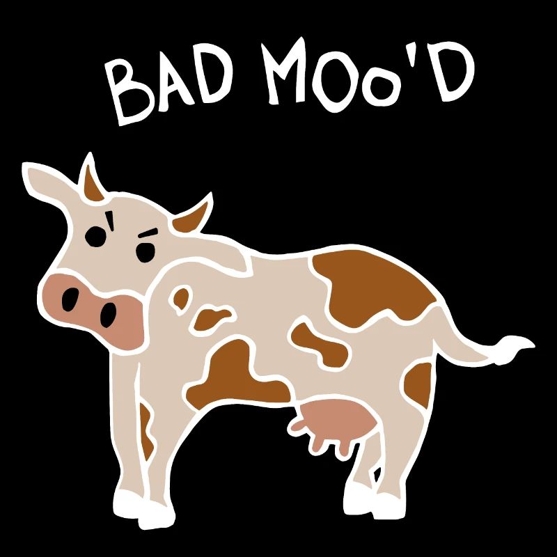 Bad Mood Cow (White)