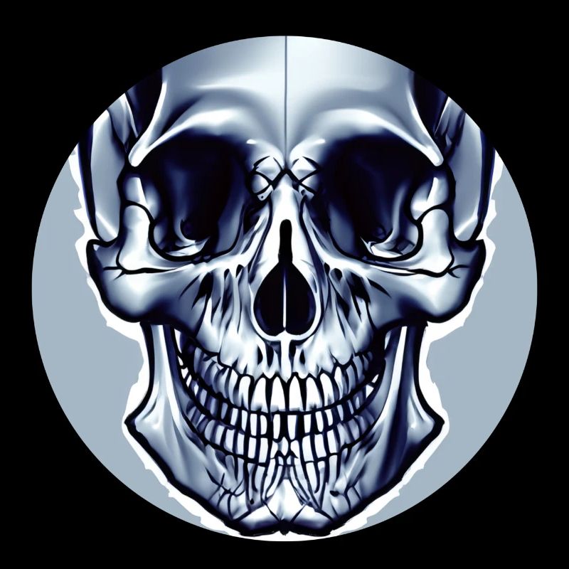 Grey Skull - Abstract