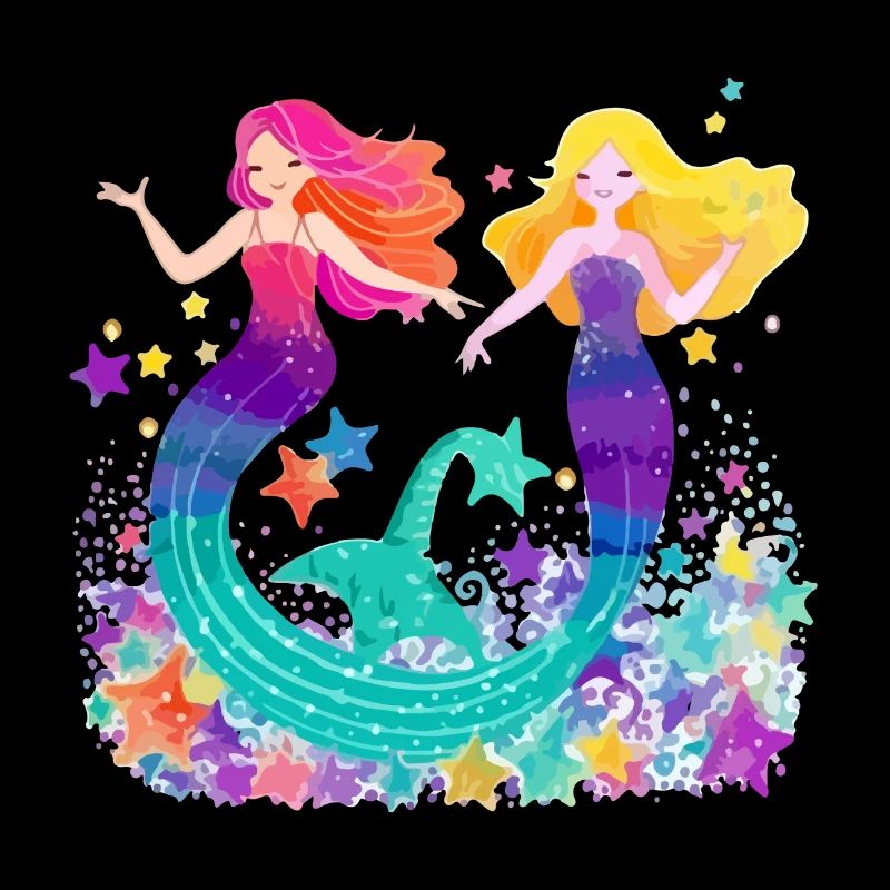 Lini and lina the mermaids