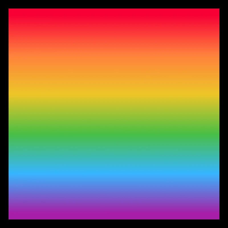 Rainbow flag gradient