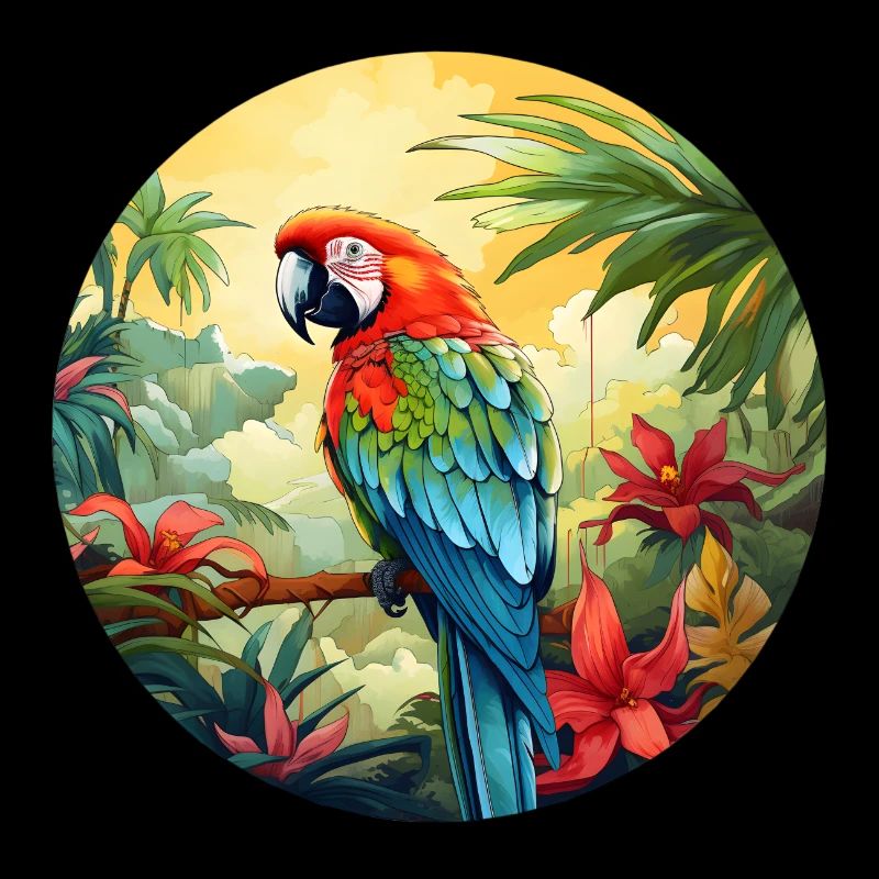 Cuban Red Macaw