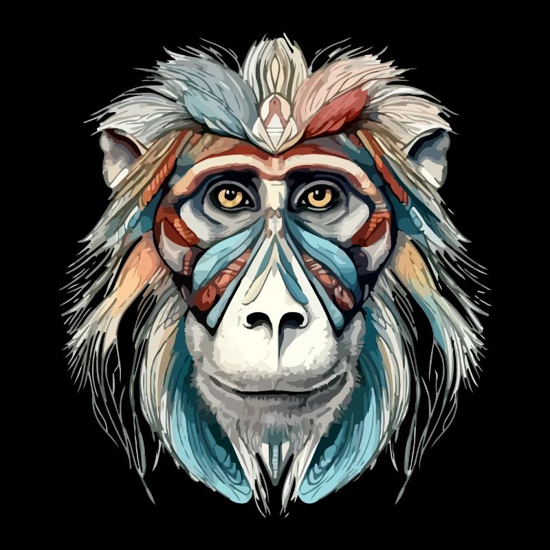 Kiju der Mandrill