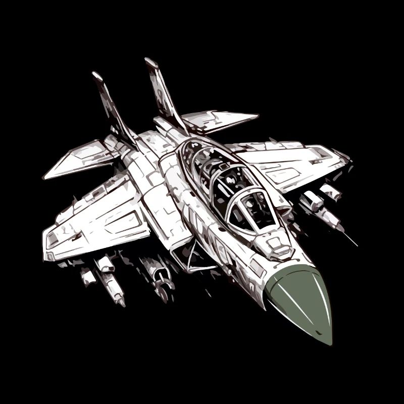 Avion flêche d argent