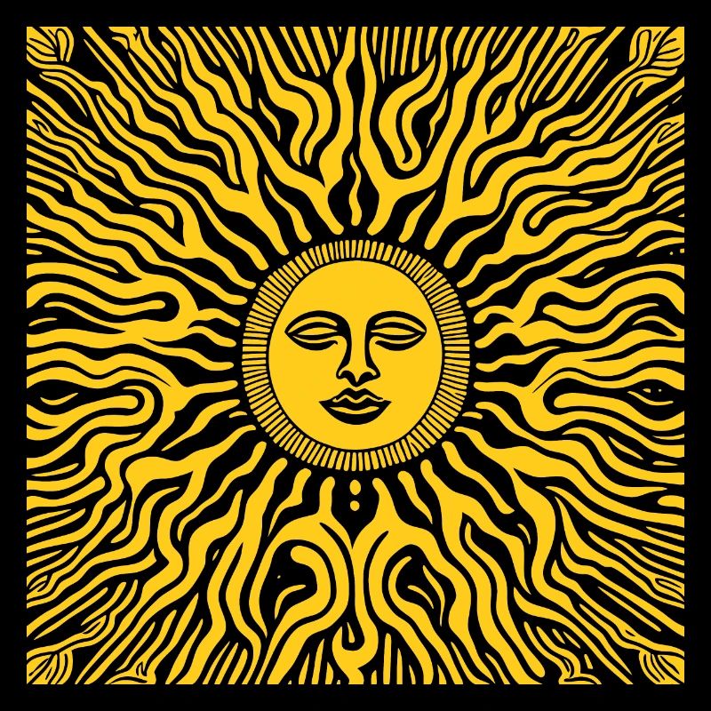 Decorative Sun Design