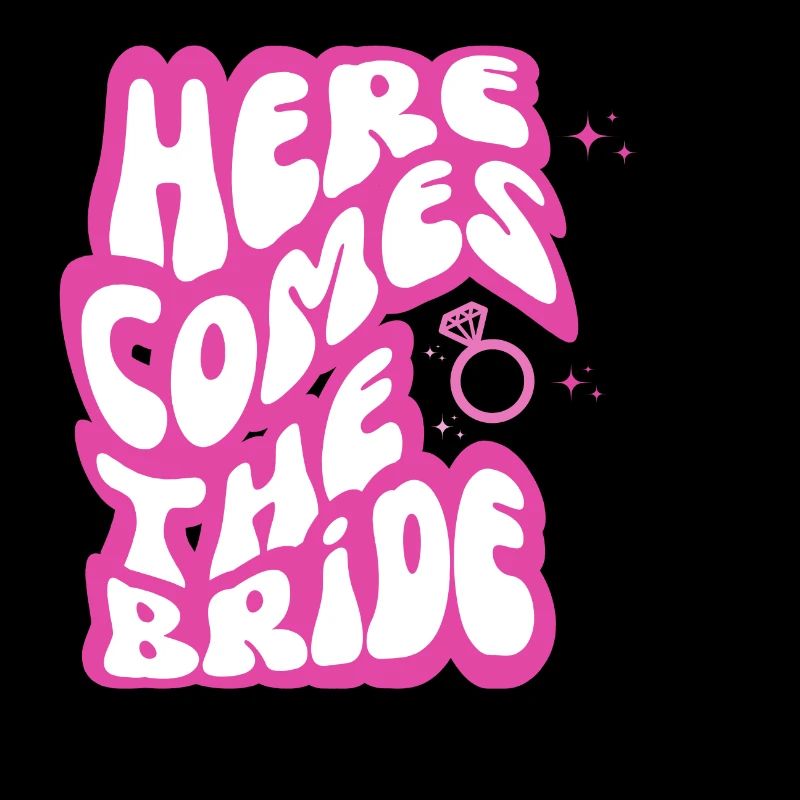 Here comes the bride-la mariée