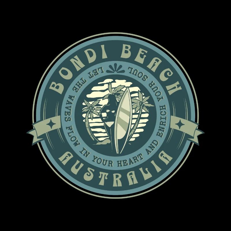 Bondi Beach Surfer Mädchen