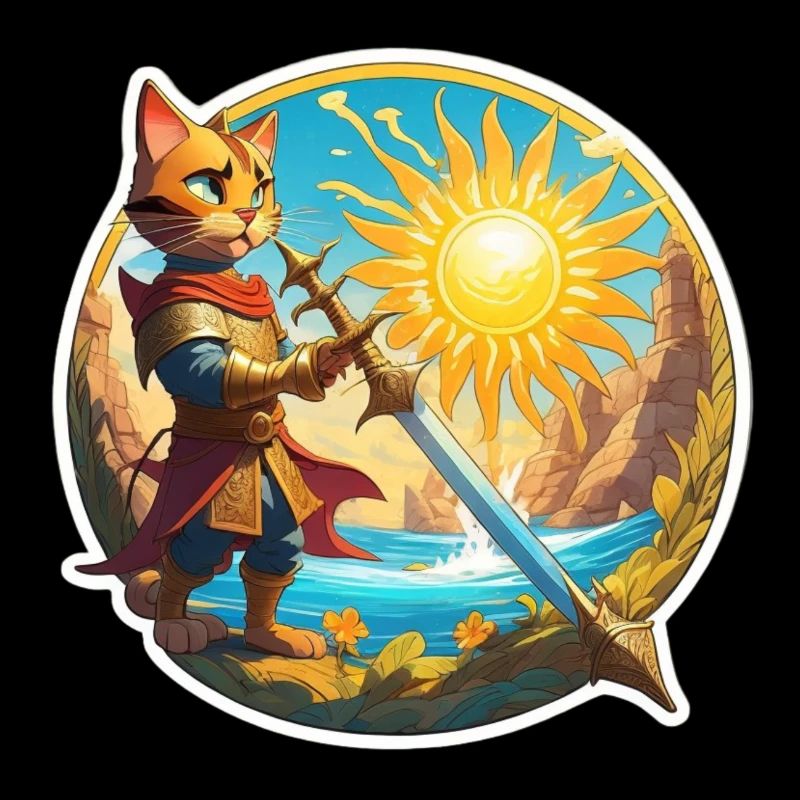 Swordscat de la plage de l’été