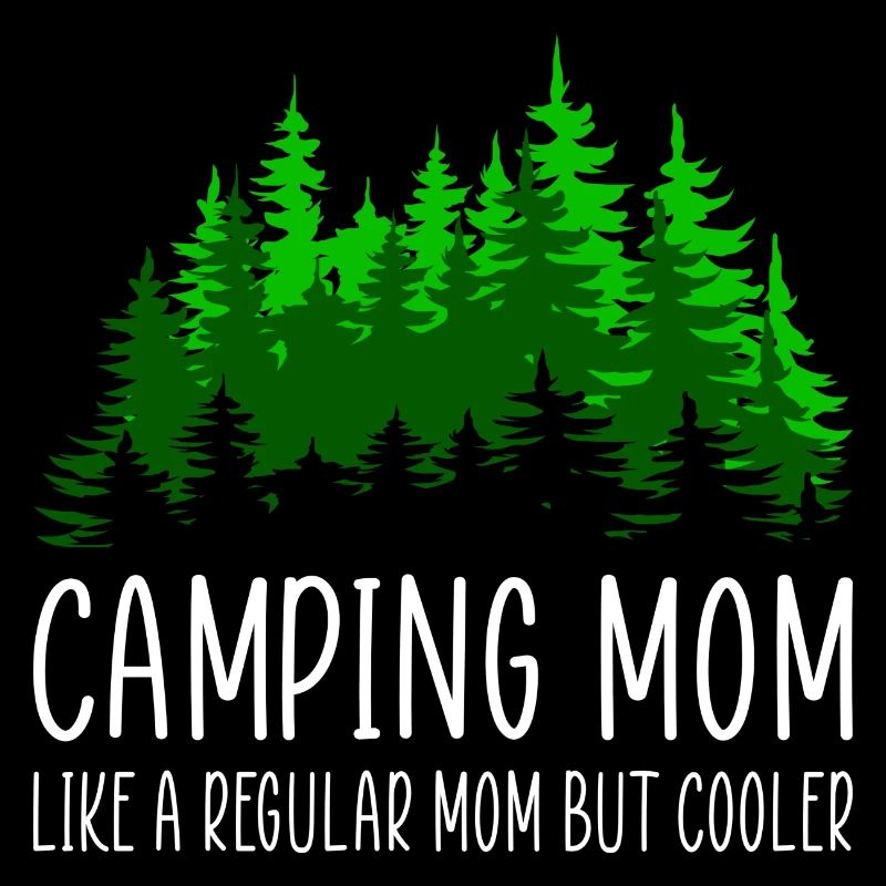 Camping Mom Geschenk Mama Wald