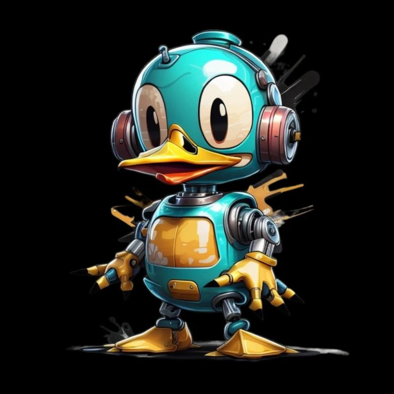 Roboter Ente