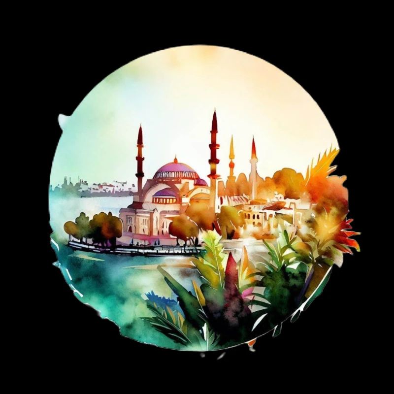 Turkey sunset architecture