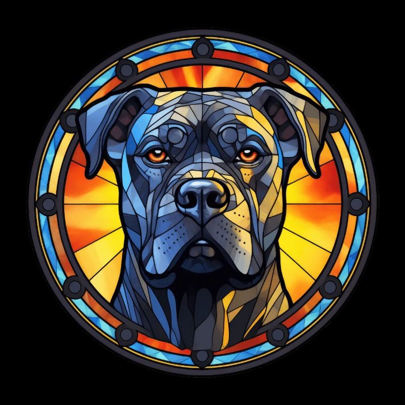 Cane Corso Hunderasse Aquarellglas