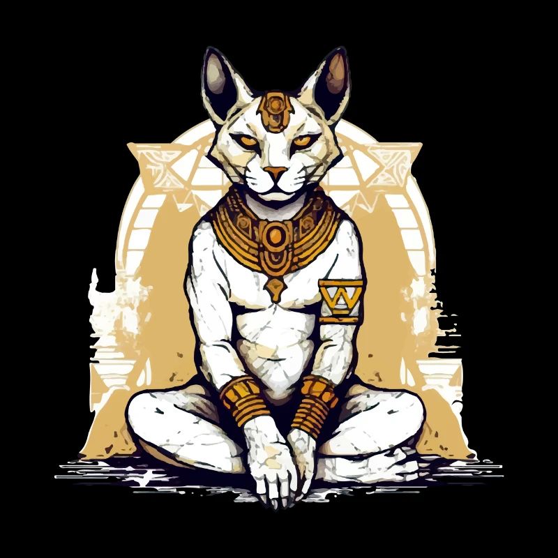 Le dieu chat Egyptien n°3
