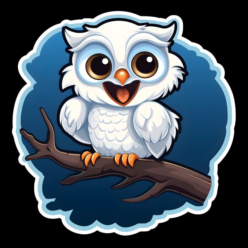 Owl on a branch