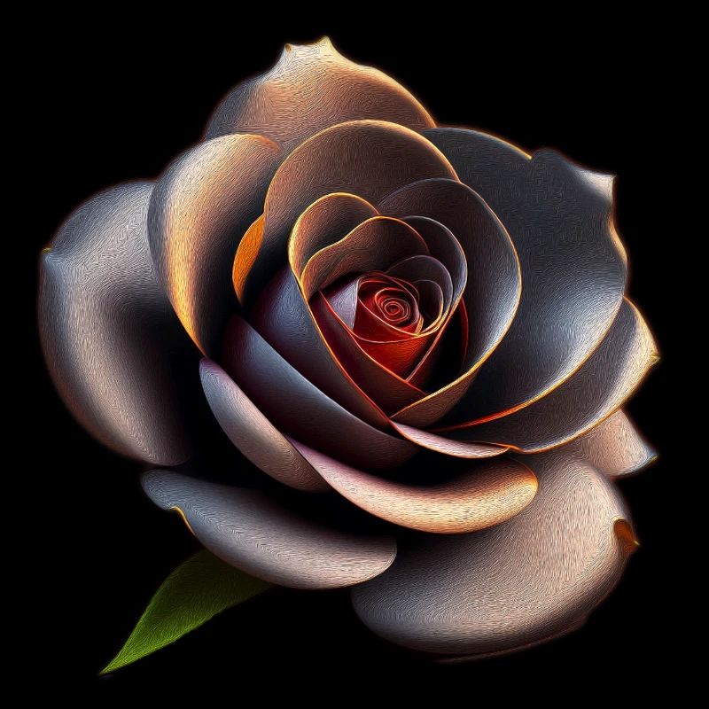 Schwarze Rose