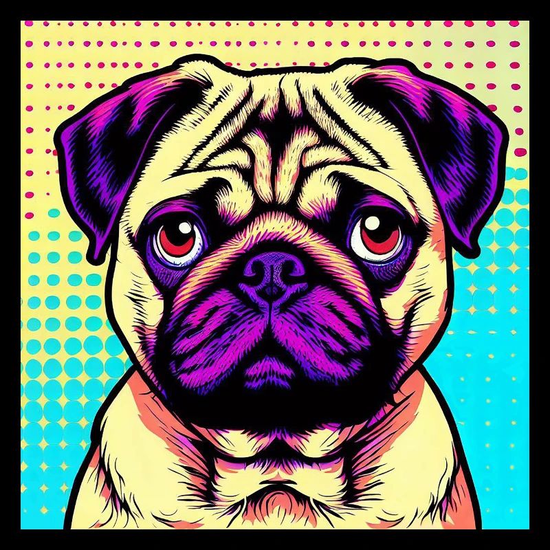 Pug Pop Art