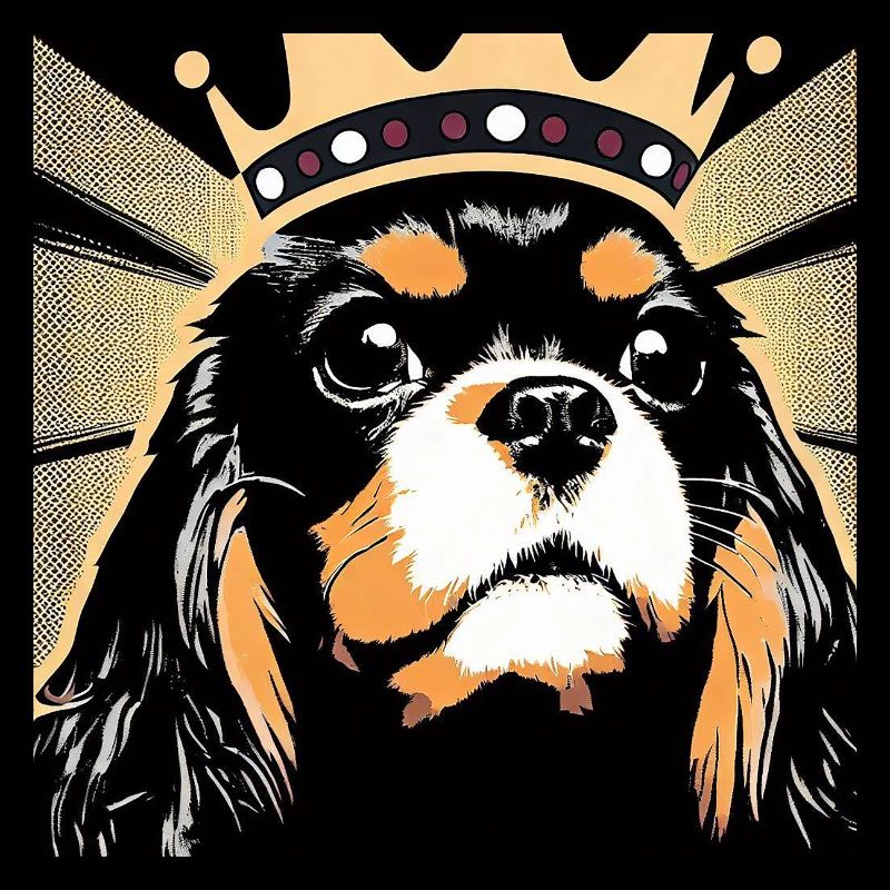 Cavalier King Charles Spaniel pop art