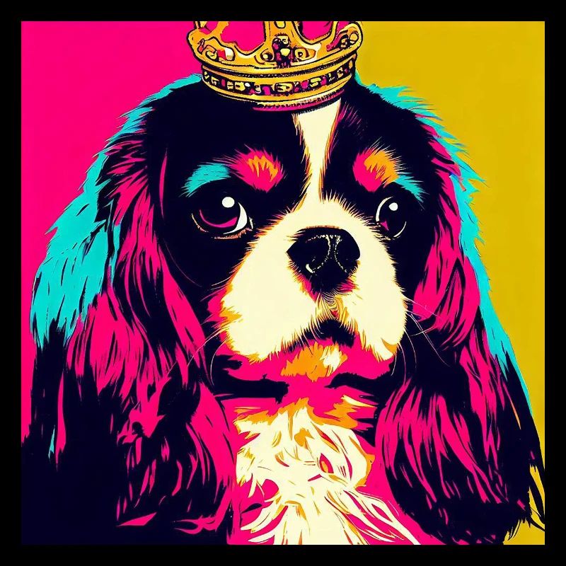 Cavalier King Charles Spaniel Pop Art